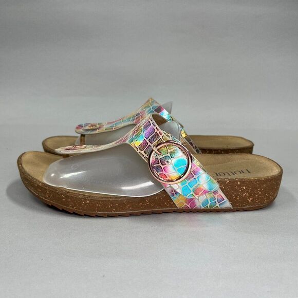 Hotter Women's Size 10 Comfort Concept Resort Flip Flop Sandals - Picture 4 of 12